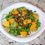 Pumpkin-walnut-rocket-lentil-salad | best-vegan-salad | winter-salad |vegan | low-FODMAP | Tallulahs-treats | delicious | tasty | heaven | best-salads-ever