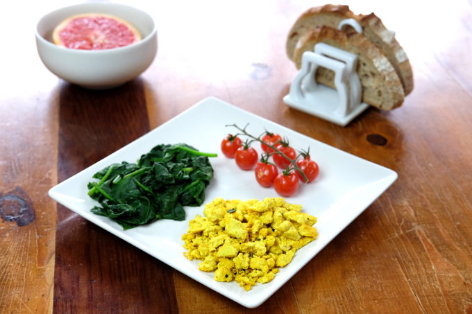 Tofu-Scramble | protein |low-FODMAP | vegan-breakfast | Tallulah's-Treats