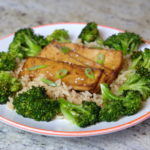 Roasted-Broccoli | Miso-tofu | delicious-vegan-food | easy-vegan-dinners | low-FODMAP-vegan | Tallulah's-treats |