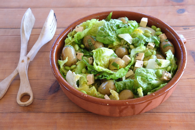 New-Potato-Salad-with-Fresh-Mint | vegan | low-fodmap | tallulahs-treats | delicious-vegan-BBQ-sides | easy-tasty-vegan-sides | summery-meals | cruelty-free